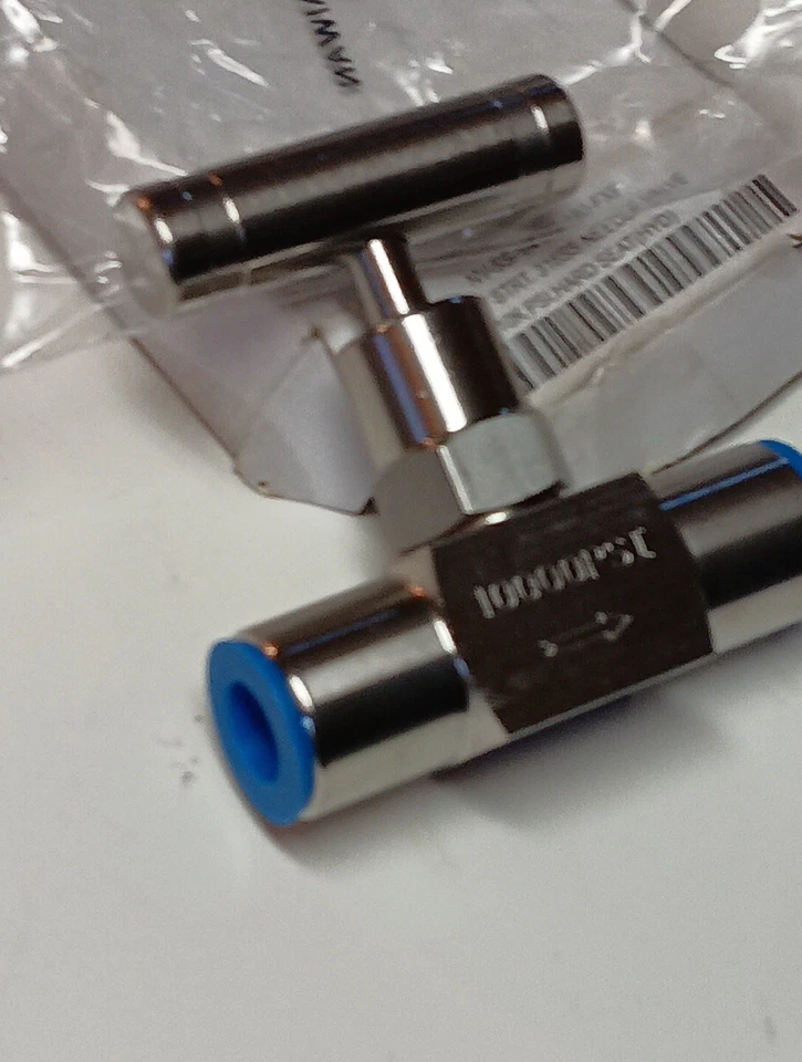 Needle Valve Ss316 NV-SS-1/4-HS-180-FXF (10k psi) 1/4" Fnpt Hard Seat 1 Qty - Image 3 of 4