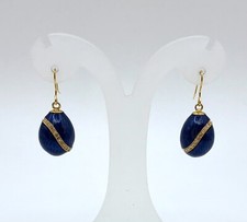 Earrings, Metal Alloy, Enamel, Rhinestones