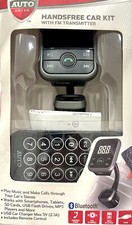 Bluetooth Handsfree Car Kit Wireless Speaker FM Transmitter, Plug in Lighter