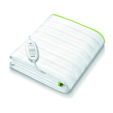 Image of Beurer TS15 Double Electric Heated Blanket with Elastic Straps Soft & Breathable