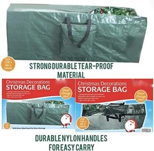 HEAVY DUTY CHRISTMAS TREE STORAGE BAG - SUITABLE XMAS TREE STORAGE  UP TO 7FT