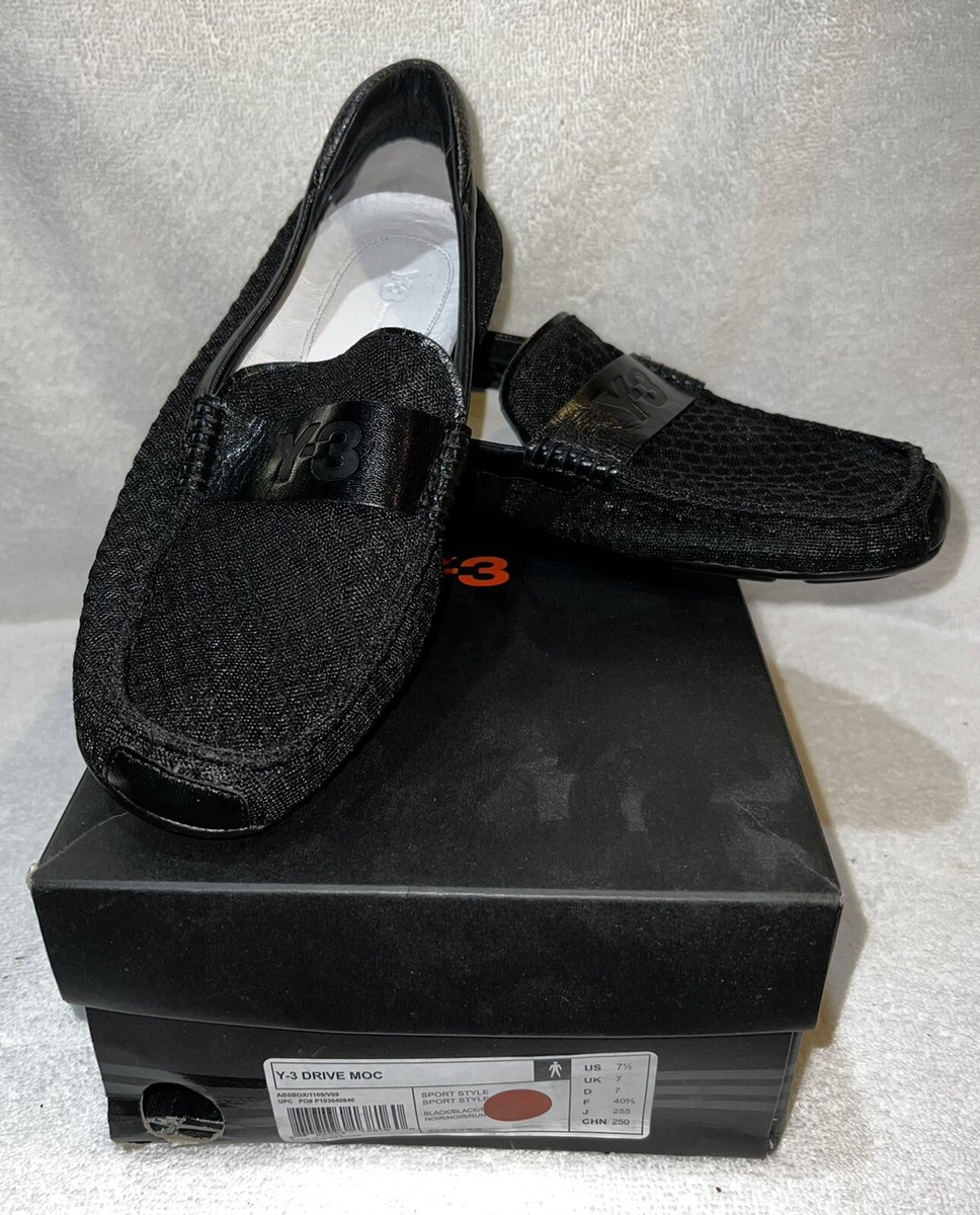 Yoshji Yamamoto Y-3 Driving Moccasins Shoes Black Sz 7.5 | eBay Yoshji Yamamoto Y-3 Driving Moccasins Shoes Black Sz 7.5 | eBay