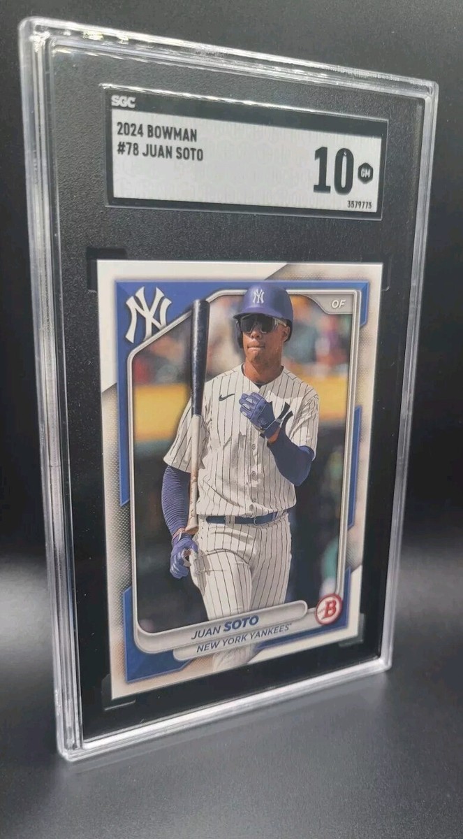 2024 Bowman - #78 JUAN SOTO in a Yankees Uni 🔥🔥 SGC 10