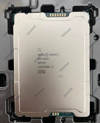 Intel Xeon w5-3425 QS 3.20GHz 12-Core 30MB 270W FC-LGA16A LGA-4677 CPU processor
