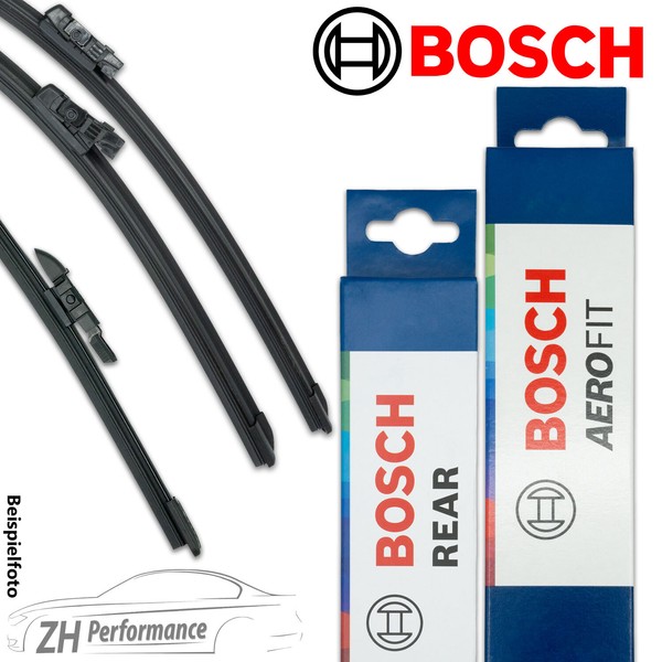 Bosch AF187 + A331H Aerofit Scheibenwischer Satz Vorne Hinten FüR Vw Touran-image