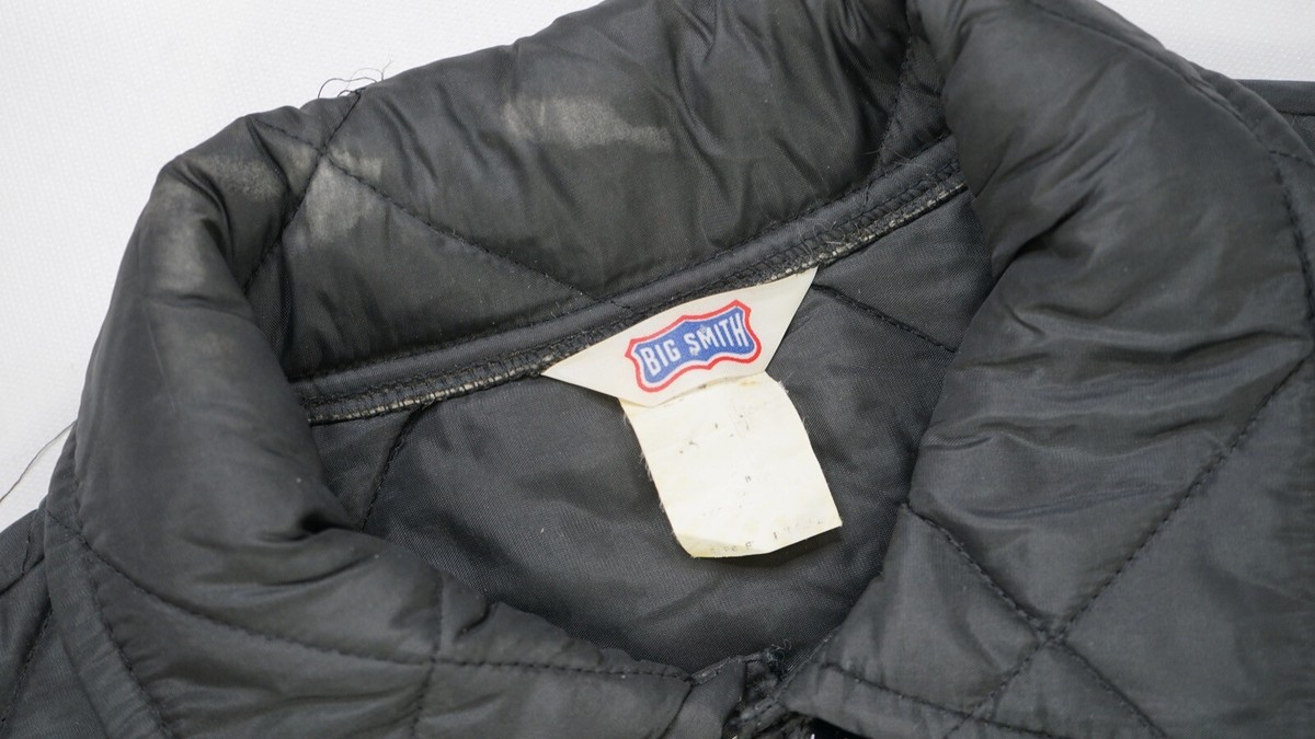 Rare Vintage BIG SMITH Quilted Full Zip Windbreaker Bomber Rare Vintage BIG SMITH Quilted Full Zip Windbreaker Bomber