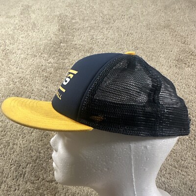 Vintage Vans Trucker Hat Cap Adult Blue Snapback Adjustable