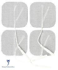 8 Square Replacement Electrode Pads for Bluestone TENS Pulse Massager M010031