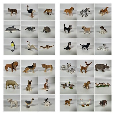 Schleich Animals Dogs Safari Wildlife Farm Retired Toys PICK YOUR OWN  FIGURES UK