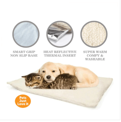 Self Heating Blanket Pad For Dog Cat Medium 49 x 64cm Non slip