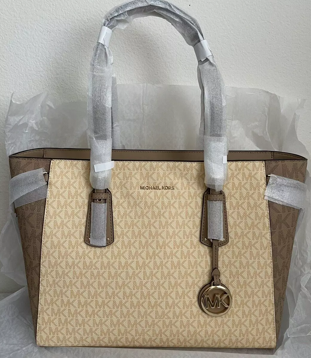 Michael Kors Voyager Medium Color Block Logo Tote Bag