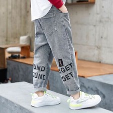 Casual Sports Trousers Clothes Loose Young Children Cotton Cargo Pants Autumn