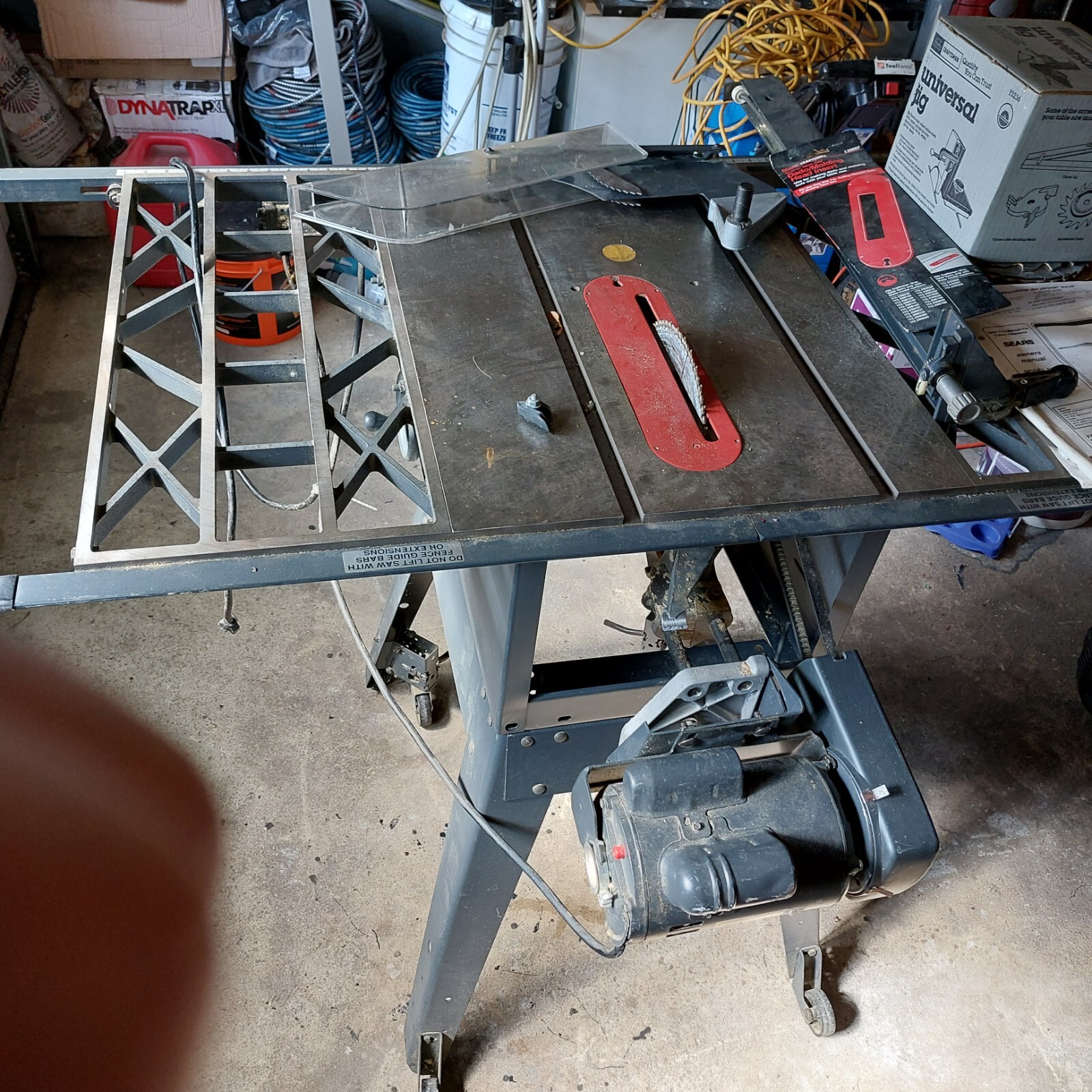 craftsman 10 inch belt drive table saw no 113.298843 | eBay