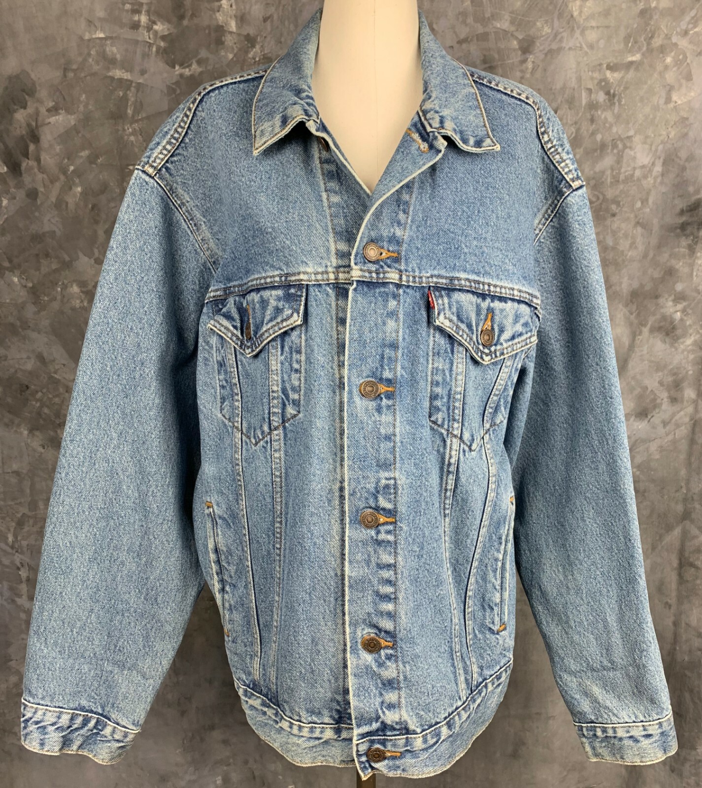 Levis Classic Mens Cotton Denim Trucker Jean Jacket s… Gem