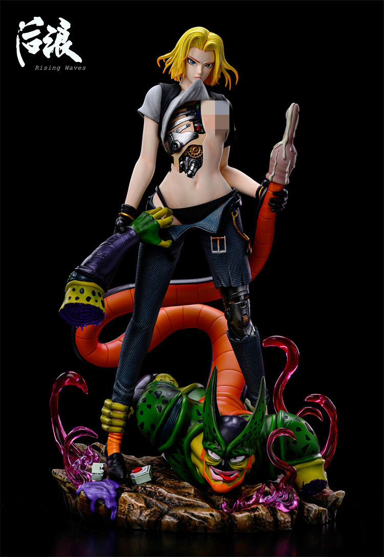 dragon ball z android 18 statue