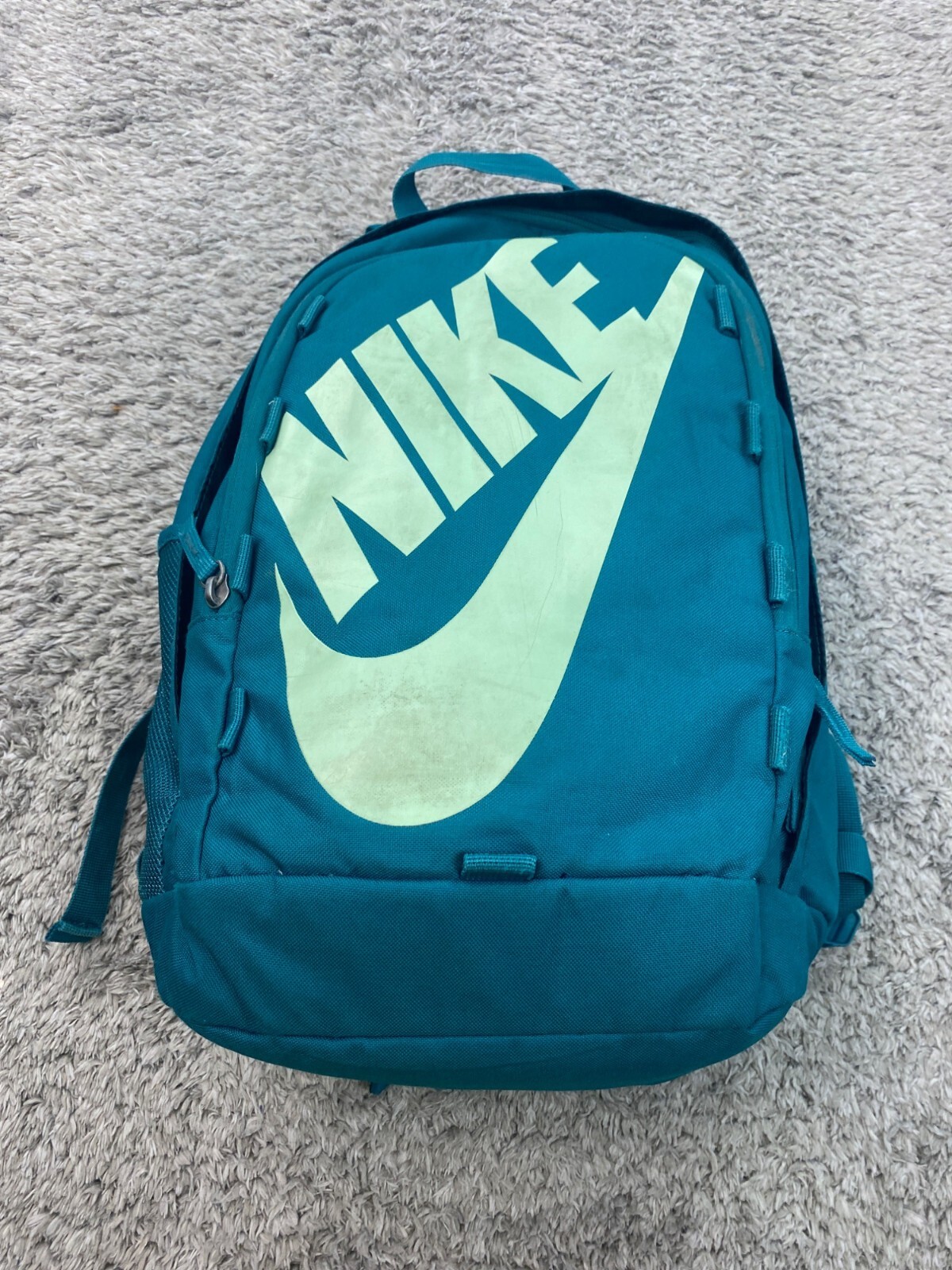 Nike Hayward Futura Backpack Teal with Center Swoosh for School Gym Travel