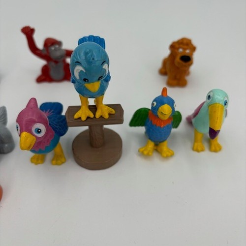 Vtg 90s My Precious Pets Lot Jasman PVC Cat Dog Lion Monkey Birds & Accessories - Picture 3 of 21