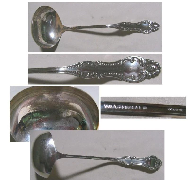 CARLTON 1898 LARGE SOUP LADLE BY WM A ROGERS