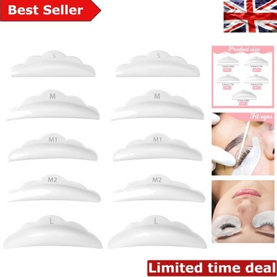Wiederverwendbare 50er Pack Wimpernlifting Pads - Natürliche Lockenstäbe für den professionellen Einsatz