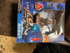 Vintage Lost In Space Battle Ravaged Robot Action Figure With Box