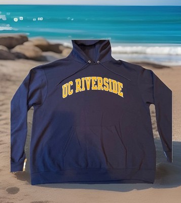 UC Riverside UCR Spellout Logo Highlanders Champion Hoodie Sweatshirt XL New