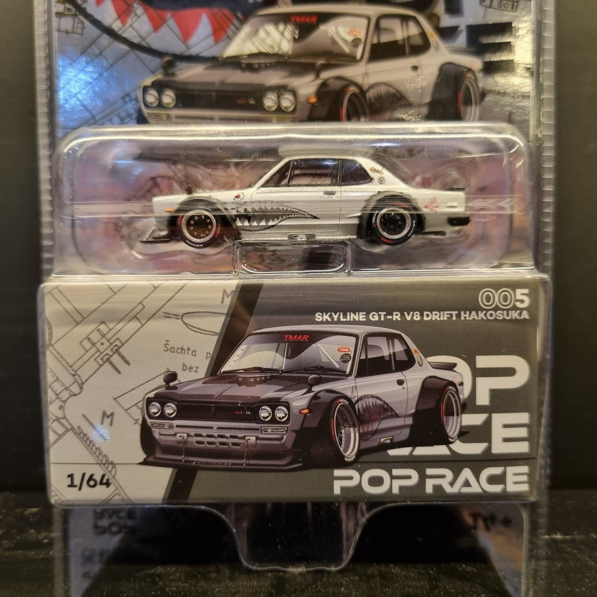 POP RACE ENIGMA NISSAN SKYLINE GT-R V8 DRIFT HAKOSUKA REGULAR