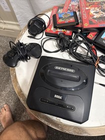 Sega Genesis Console System Bundle W/3 Controllers, 9 Games, Power & RF Cable