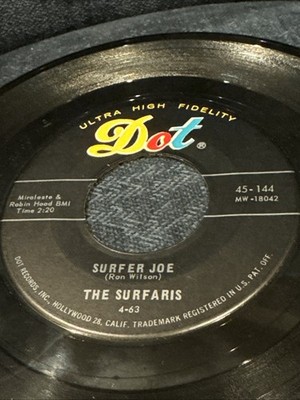 45 ROM The Surfaris - Wipe Out / Surfer Joe | Dot | eBay