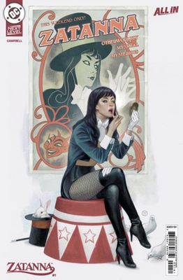 #ad 🔥 ZATANNA #1 2026 JULIAN TOTINO TEDESCO 1:25 Card Stock Ratio Variant Cvr G $11.99