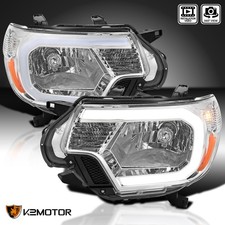 Fits 2012-2015 Toyota Tacoma Pickup Led Tube Headlights Lamps Leftright 12-15 Fits 2012-2015 Toyota Tacoma Pickup Led Tube Headlights Lamps Leftright 12-15