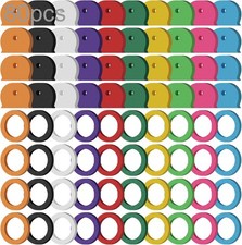 24 Pack Colorful Plastic Key Caps Key Cover Round Key Identifiers for House Keys