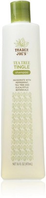 Trader Joe's Tea Tree Tingle Shampoo with Peppermint, Tea Tree and Eucalyptus...