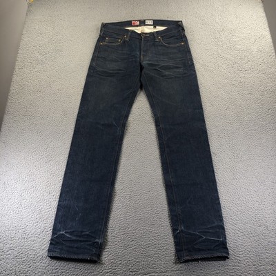 Prps Jeans Mens 31x34 Blue Selvedge Japanese Made Noir Honeycomb Donwan Harris