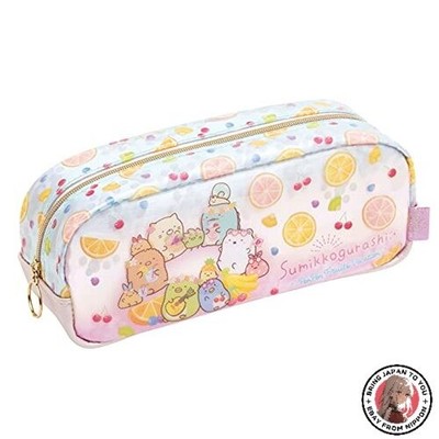 NEU San-X Sumikkogurashi Kugelschreiber Obst Urlaub Stiftetui PT03701