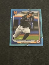 2024 Bowman - Francisco Lindor #38 Sky Blue Border /499