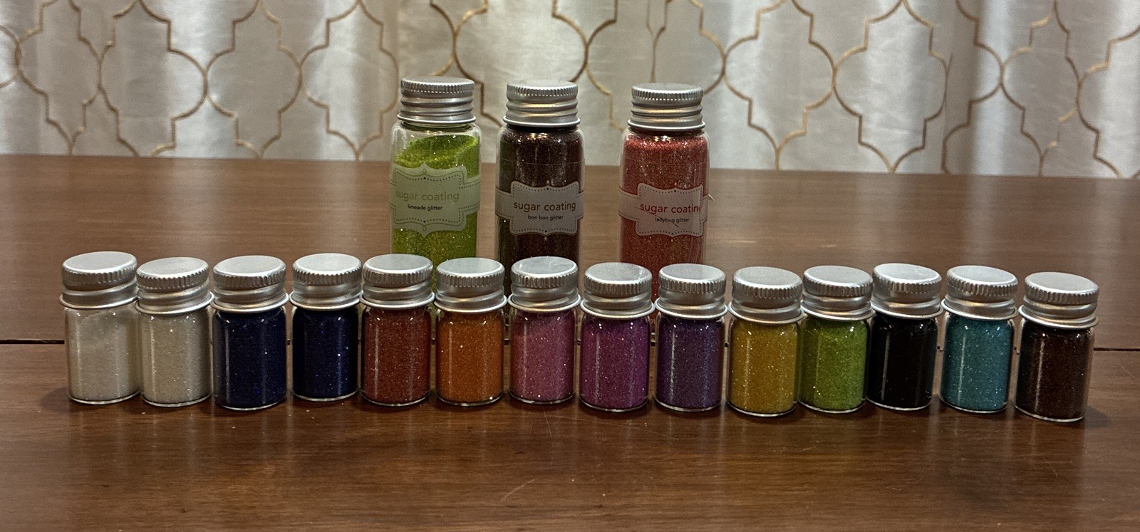 Doodlebug Design Inc - Sugar Coating Glitter Set Of 14 + 3 L
