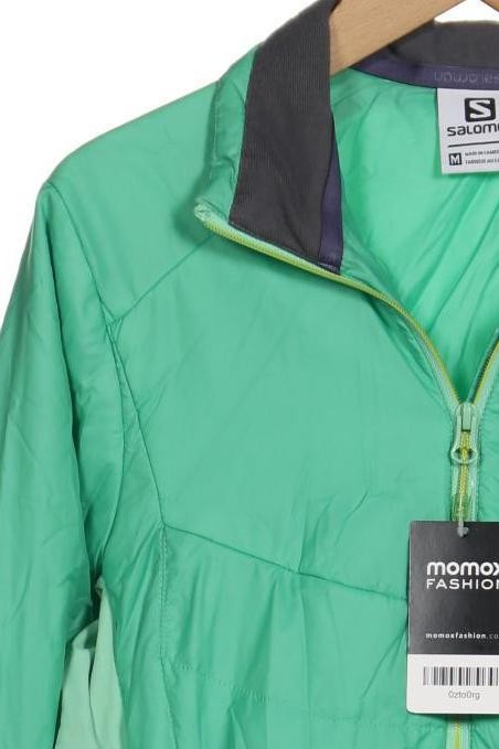 SALOMON giacca donna giacca anorak jacket cappotto corto taglia M verde #ra28o9g