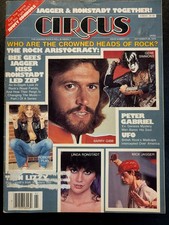 CIRCUS Magazine September 1978 Bee Gees, Stones, KISS, Led Zeppelin,UFO rare vtg