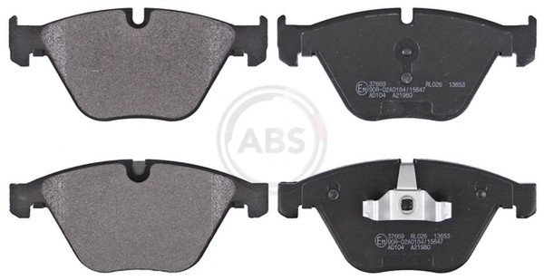 A.B.S. Bremsbelagsatz Scheibenbremse 37669 FüR E90 Bmw X1 E84 E91 E92 3Er E93-image