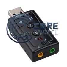 New 1X Mini USB 2.0 7.1 Channel Audio Sound Card Sound Adapter For PC Laptop yr