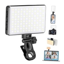 168 LED Phone Light, Selfie Light for iPhone/iPad/Camera, Portable A1-Black