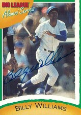 BILLY WILLIAMS 1996 Big League Alumni Series Auto Autograph  HOF Chicago Cubs
