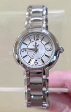 Classic Silver Bulova Women's Dress Collection Easy Read Wrist Watch C860903