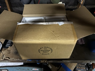 #ad #ad OEM Harley Davidson Rockford Fosgate CVO Stage 2 5X7 Saddlebag Lamp;R Speakers $350.00