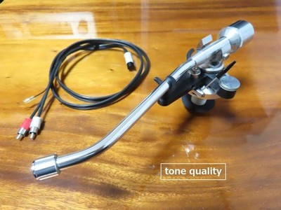 Denon DP-50M S-Shaped Static Balance Tonearm Used Japan Phono Cable Excellent...