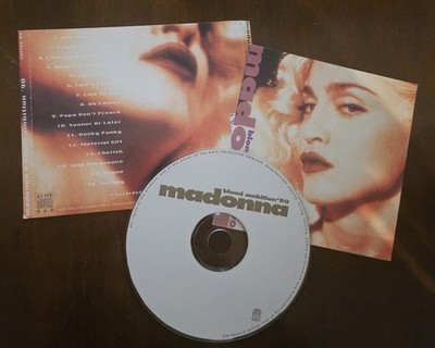 Madonna Blond Ambitiom '90 Cd Live Recorded 