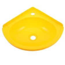 Wall-Mounted Wash Basin Triangular Corner Sink Mini Size Material