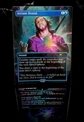 MTG Arcane Denial Foil x1 #2489 - SLD - BG3 Gale Explosion Netherese Orb