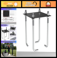 Universal Basketball Hoop Anchor Kit - 7"/9" Ground Anchor for Stability  Suppo