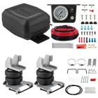 Air Suspension Kit+Air Shock Compressor Kit for Chevy Silverado 1500 2007-2018